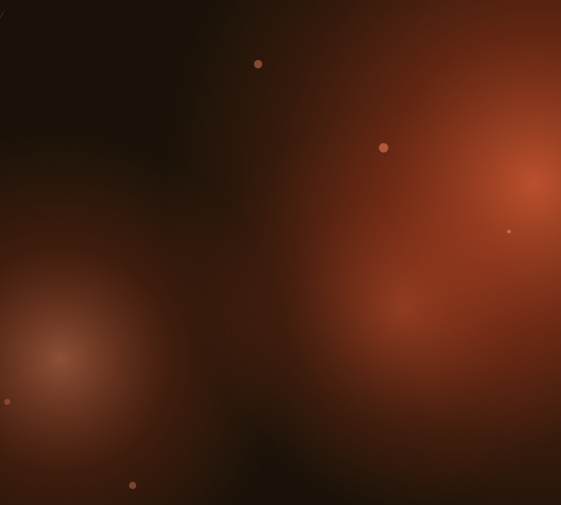 Abstract dark-orange gradient background illustrating the front-runner effect in B2B buying