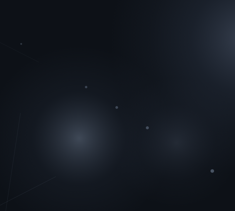 Dark abstract header for a B2B Realist article on defensive decisions and cautious marketing plans
